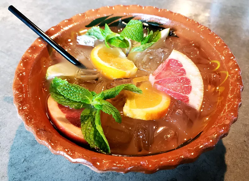 Vidorra Deep Ellum Makes LargeFormat Cocktails For the Rooftop Patio