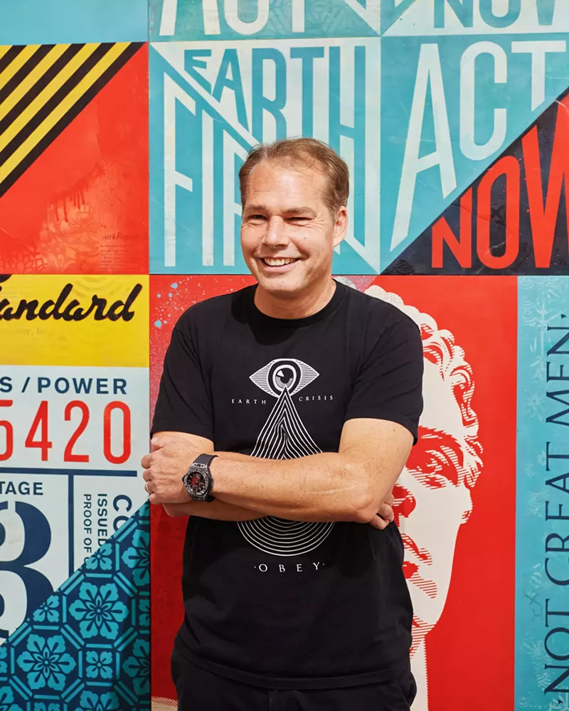 Image: Street art icon Shepard Fairey is having a major exhibition in Dallas.