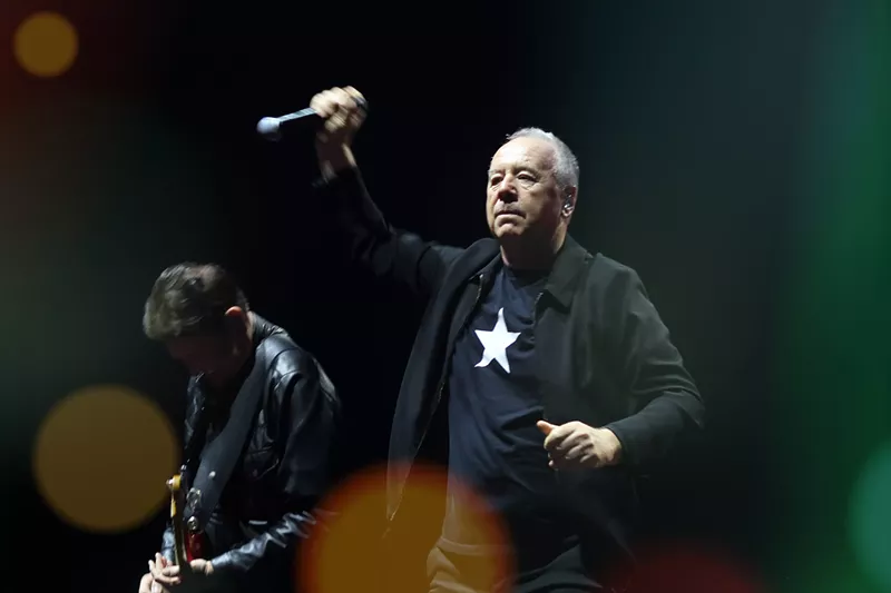 Image: A photo of two guys on stage