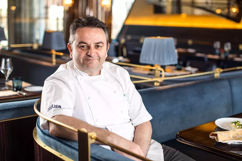 Image: Chef Bruno Davaillon at Bullion is a semifinalist in the 2019 James Beard Awards.