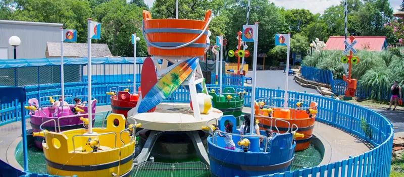 Image: Families can enjoy two new rides in the Arlington park's Bugs Bunny Boomtown kids park.