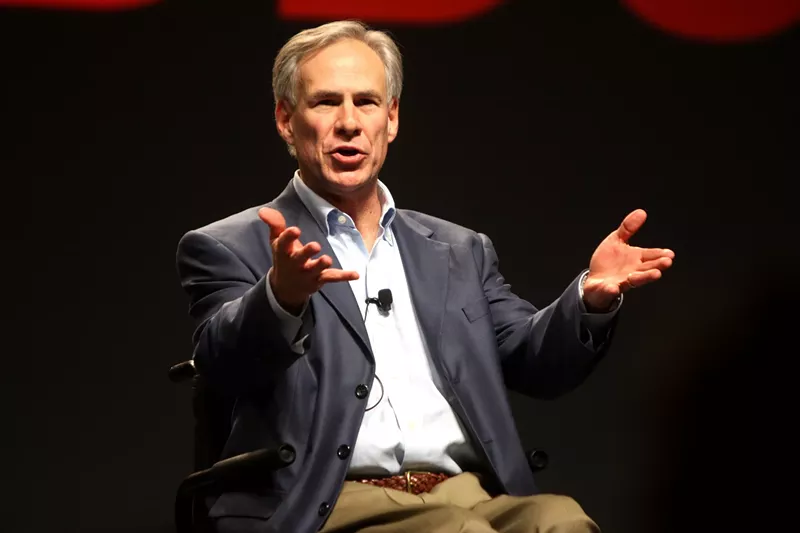Image: Gov. Greg Abbott is for small government until Texas needs big money from the feds to cover up its mistakes.