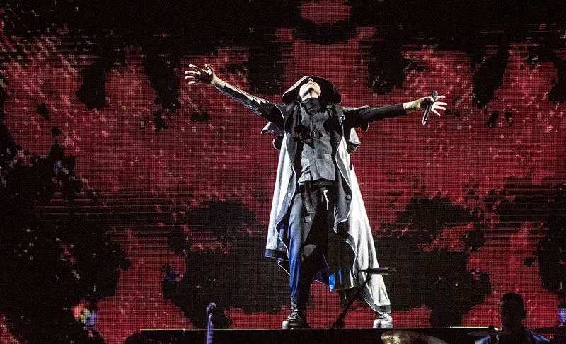 Image: Smashing Pumpkins gave fans a three-hour walk down memory lane.