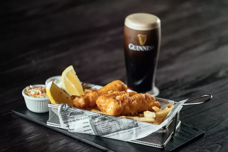 Image: Fish and chips from the Crafty Irishman