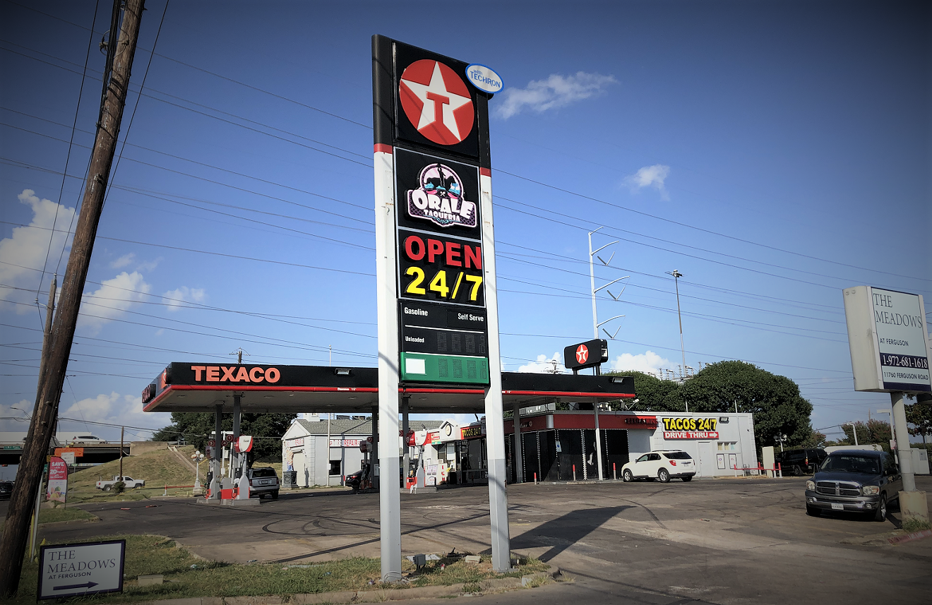 This Texaco station on Centerville Road west of Interstate 635 is at the center of  some Dallas City Hall politics worthy of the, ahem, Third World.