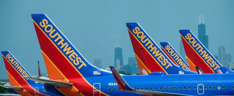 Image: Southwest Airlines is suspending all its Boeing 737 MAX 8 flights through Aug. 5.