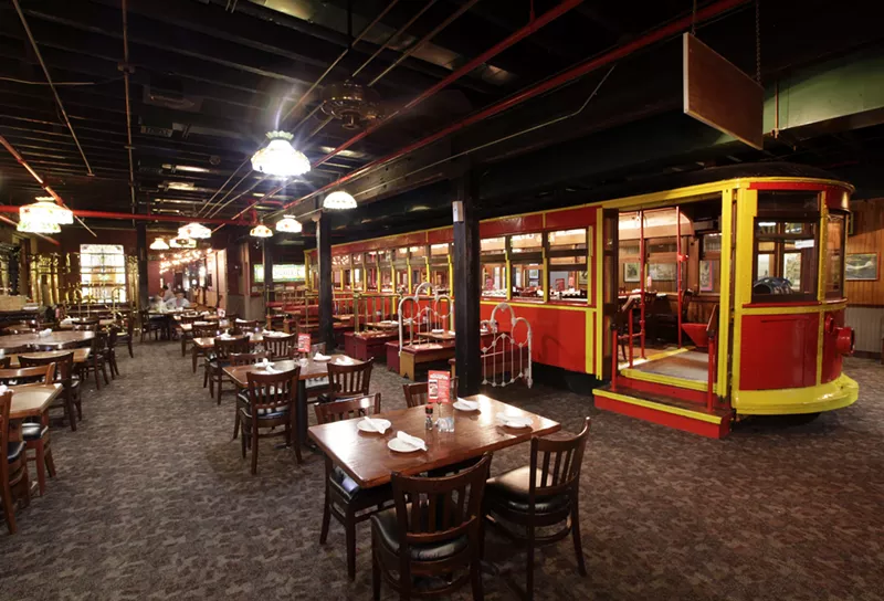 Image: The interior of Spaghetti Warehouse in the West End