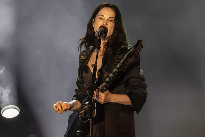 Image: St. Vincent returned to her hometown for a sold-out show at the Bomb Factory.