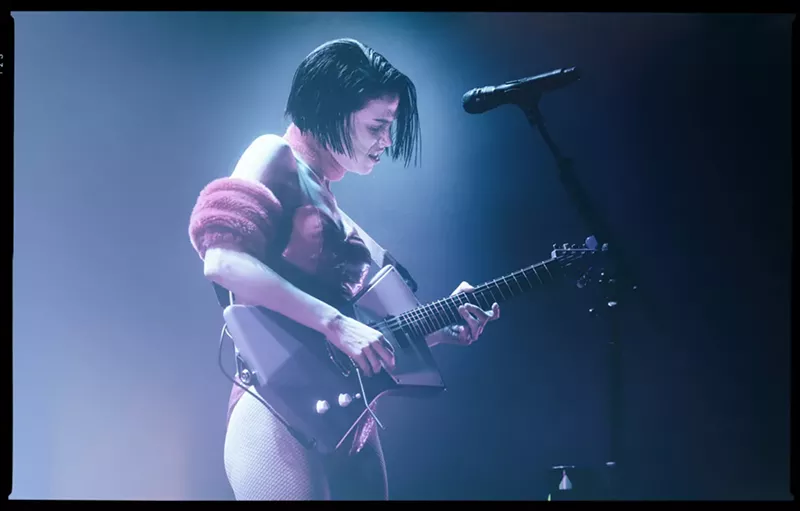Image: If St. Vincent had any missteps during her Bomb Factory performance — never mind, she was perfect.