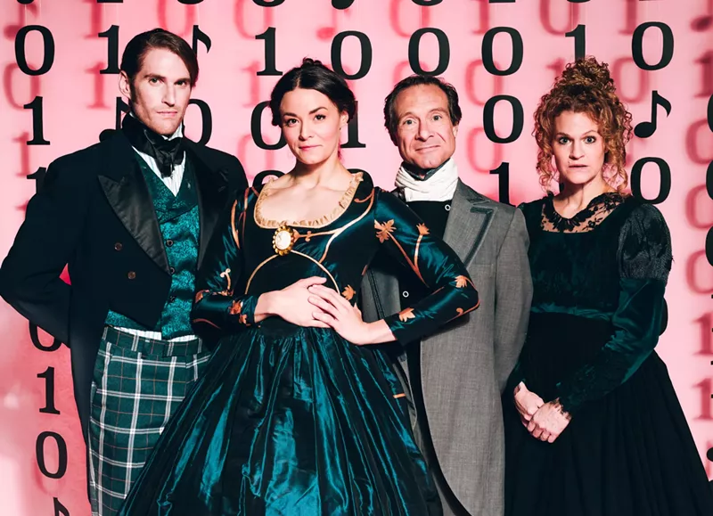 Image: The cast of Ada and the Engine, the great love story between a woman and mathematics
