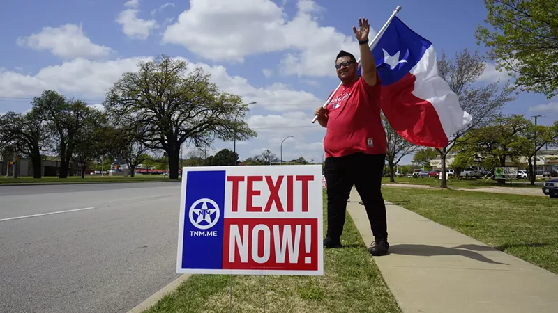 Image: The "Texit" bill for Texas secession is at the heart of a new lawsuit involving a state representative.