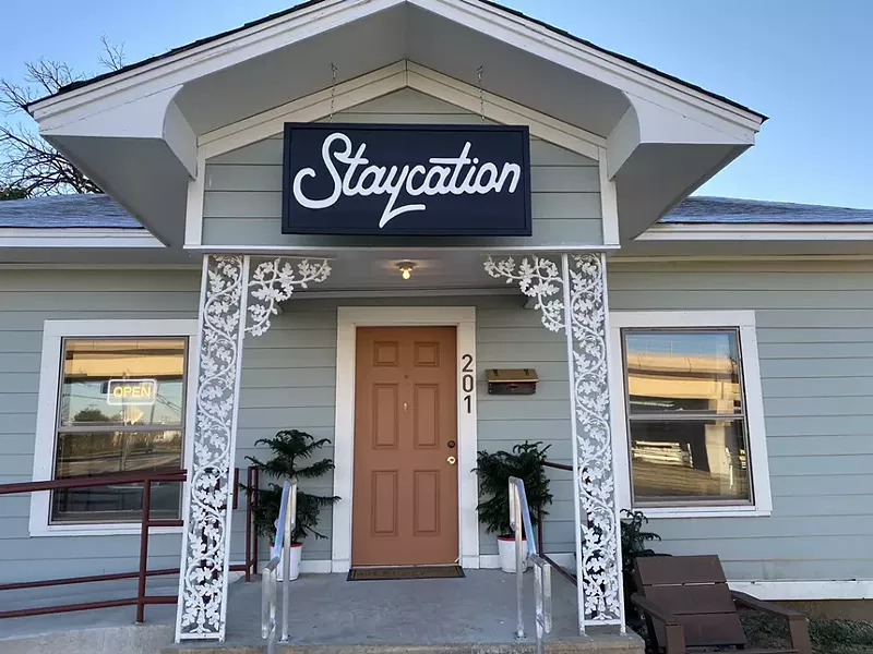 Image: Staycation's classic homestyle location is almost as memorable as their coffee.