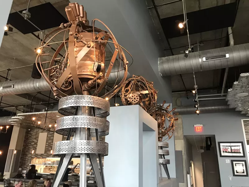 Image: A peek inside Steam Theory Brewing, located across the street from Trinity Groves