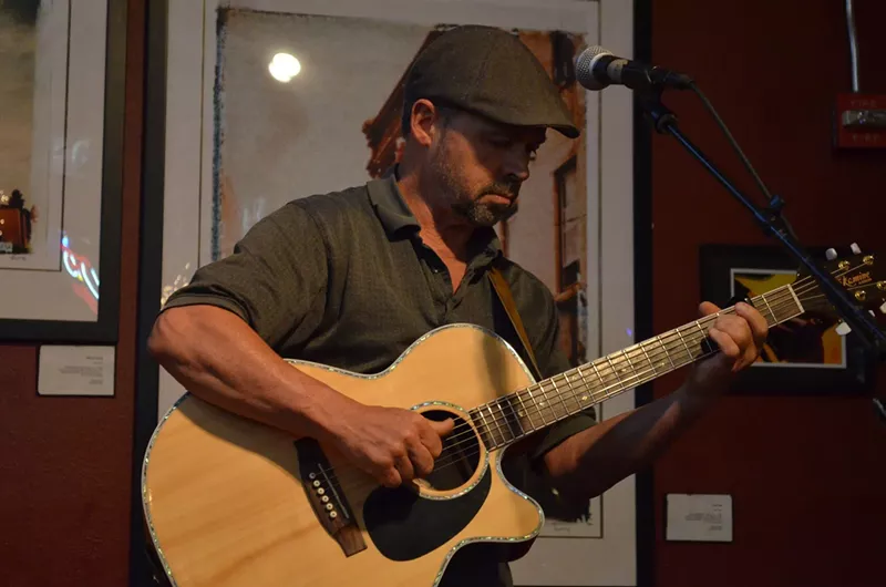 Image: Steve Jackson is coming up on his 500th open mic at Opening Bell Coffee.