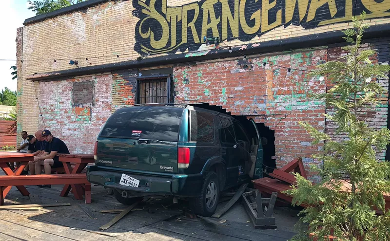 Image: Strangeways Reopens Just One Day After an SUV Crashed Dramatically Into the Bar