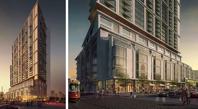 Image: The Dallas City Council signed off on Flora Lofts, a $25 million high-rise project near the Arts District, last March.
