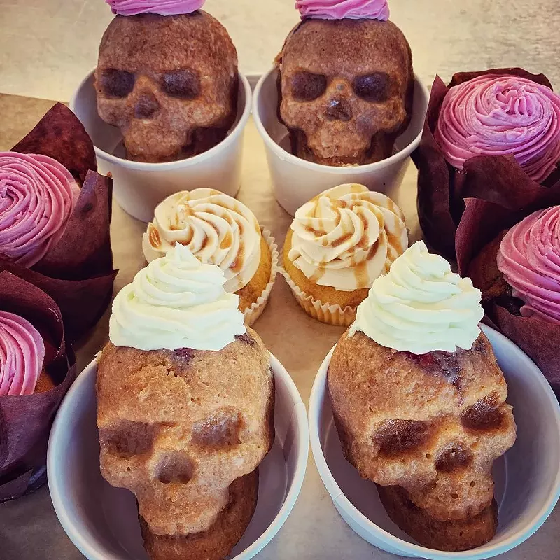 Image: Sugar Fang's skullettes, $6.50, are the new vegan bakery's most popular treat.