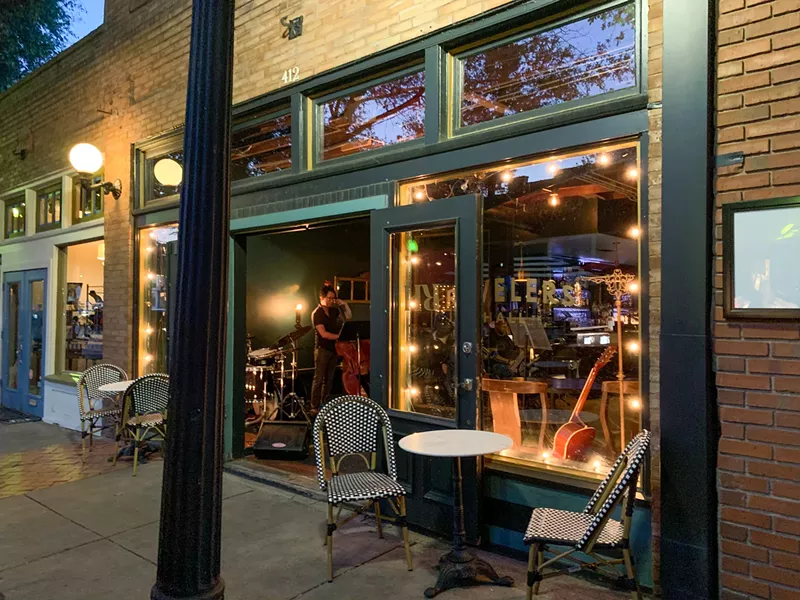 Image: Revelers Hall likes to keep the front doors open so music spills onto the street.