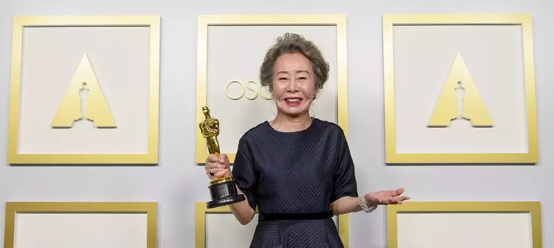 Image: Yuh-Jung Youn received the Best Supporting Actress Oscar on Sunday, as the first East Asian best actress award winner in 63 years.