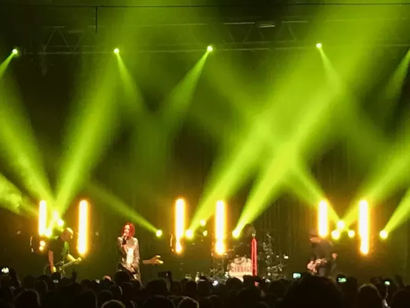 Image: Garbage performed at South Side Ballroom on Saturday night.