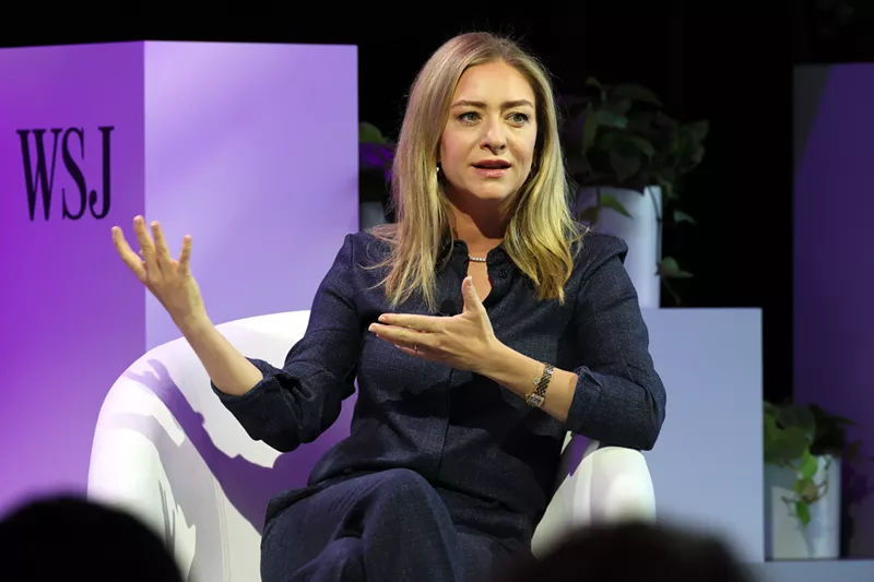 Image: Whitney Wolfe Herd, Founder and Executive Chair, Bumble speaks onstage during The Wall Street Journal's Future of Everything Festival at Spring Studios on May 21, 2024 in New York City.