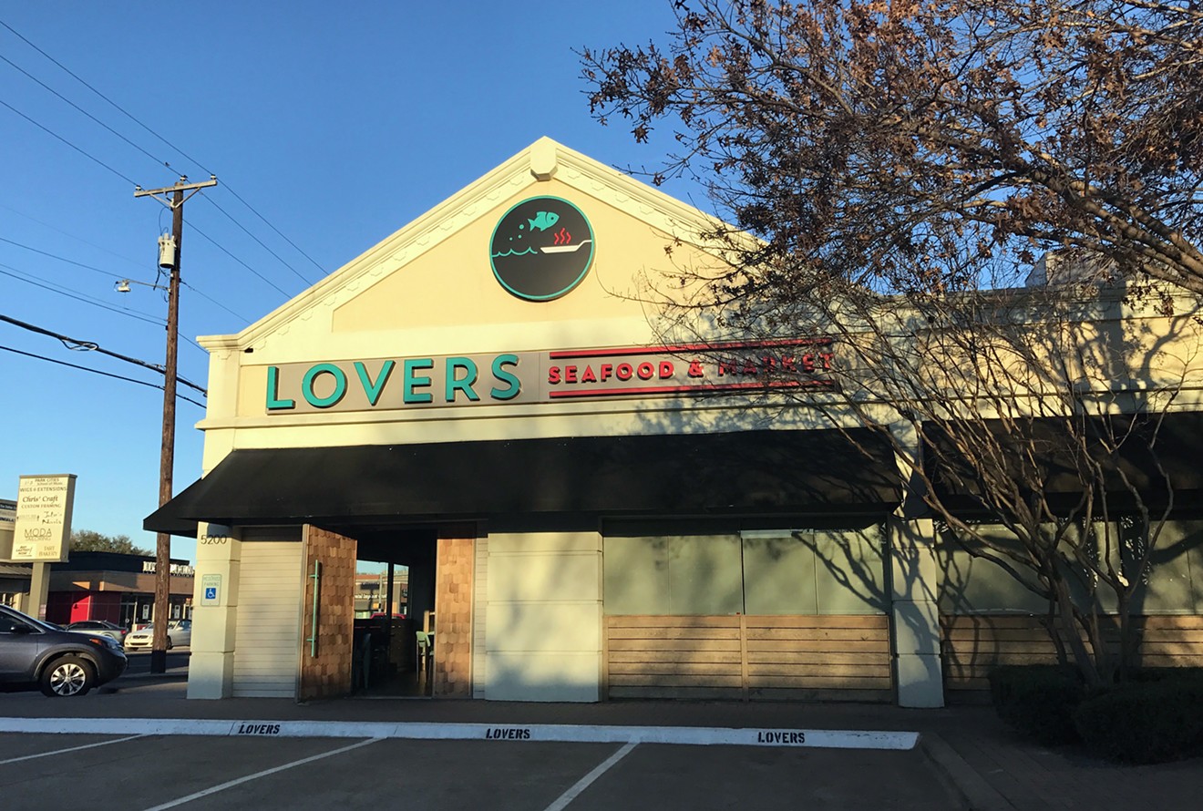 Lovers Seafood and Market is open now in the space that used to be Rex's Seafood.