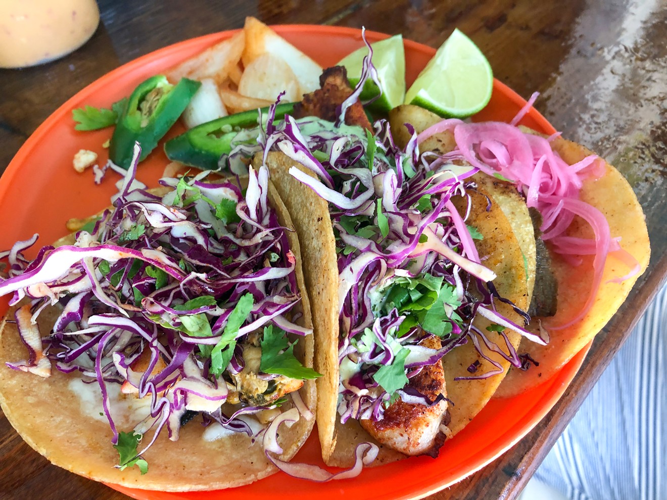 Beautiful, beautiful tacos from Taquero