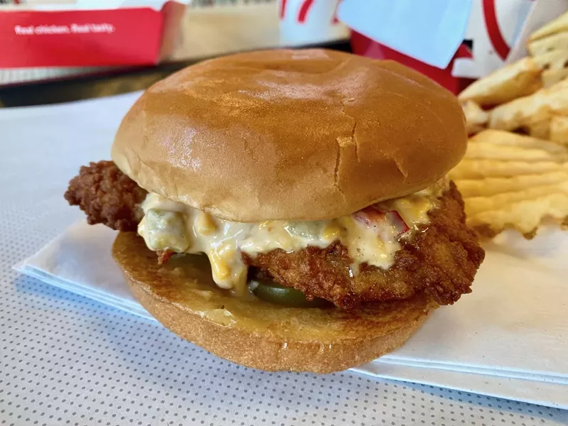 Image: Chick-fil-A has been working on a spicy pimento cheese sandwich for several years.