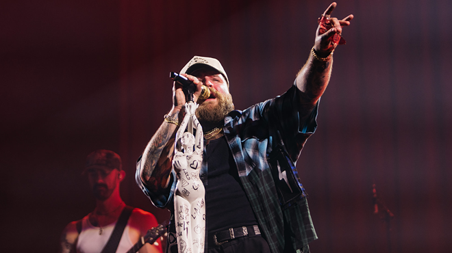 Man performing on stage