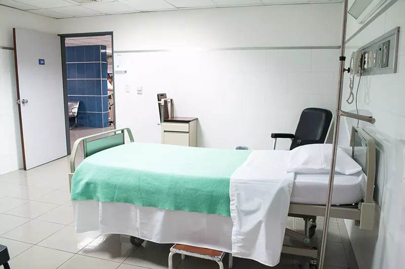 Image: Texas hospital room