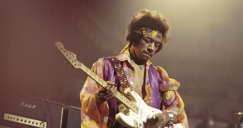 Image: A New Orleans musician says he was kicked out of a Texas bar for playing Hendrix's version of the national anthem through a phone.