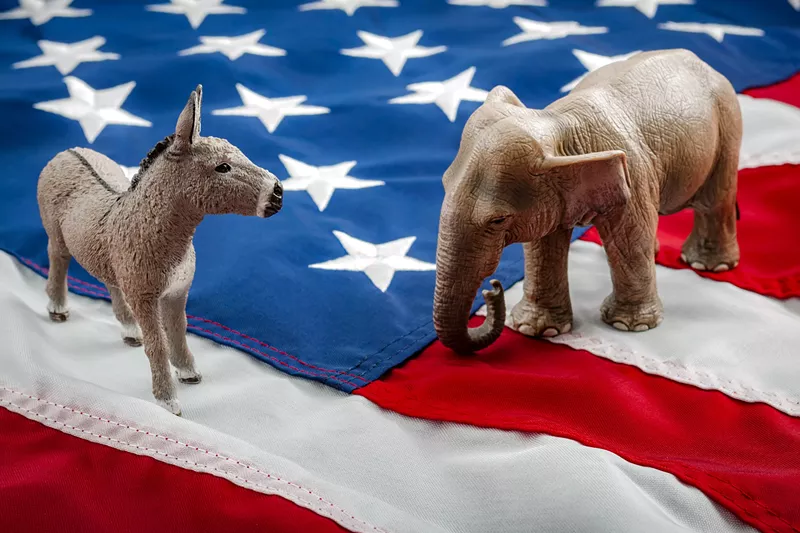 Image: While the state's Republicans are doubling down, Democrats are changing things up.