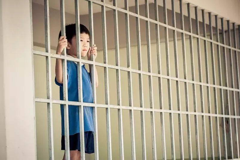 Image: Kids who get suspended are more likely to end up in prison.