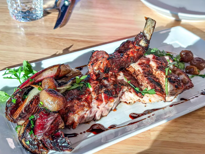 Image: Braciole di Maiale alla Brace from Radici Wood Fired Grill