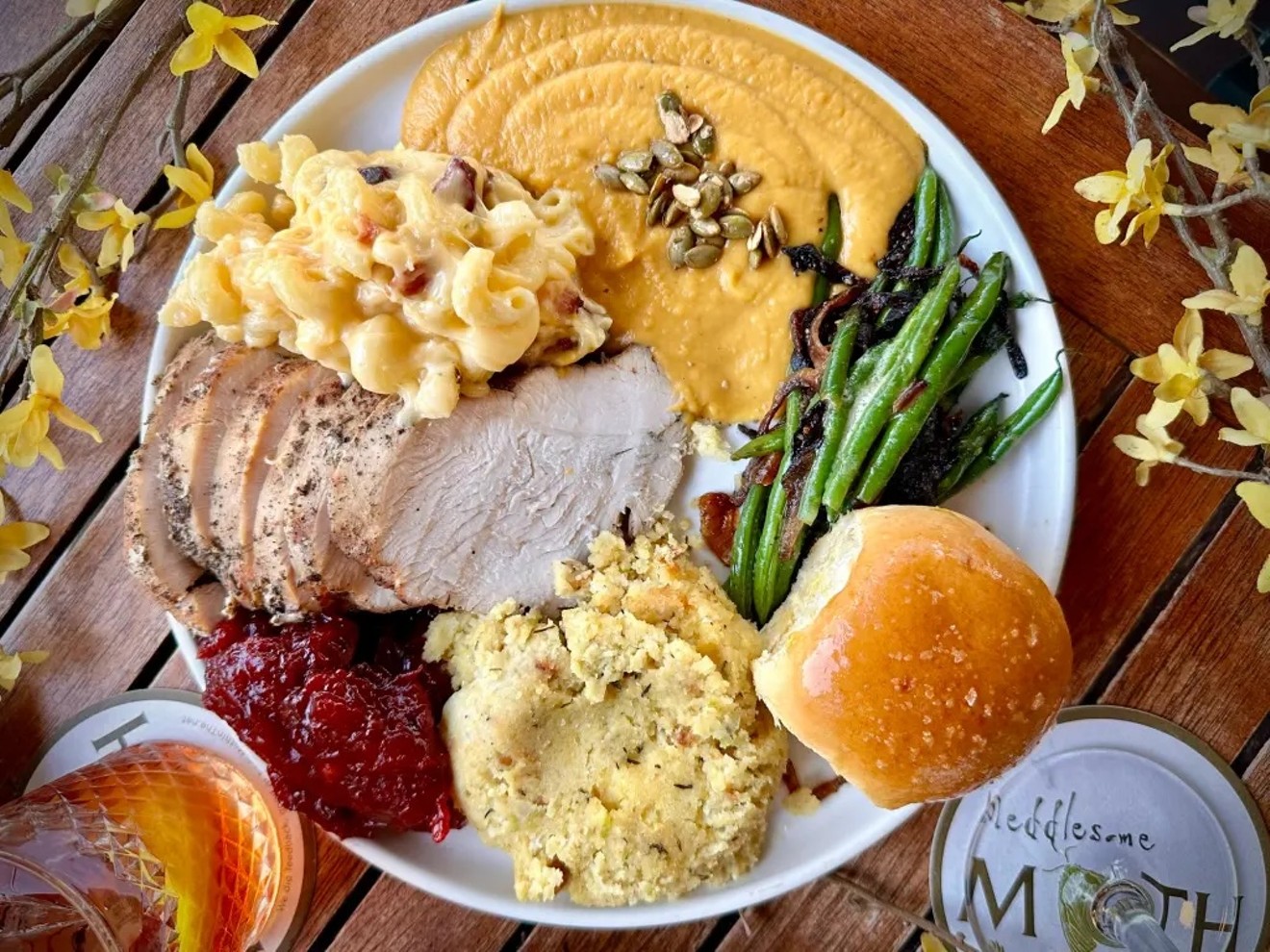 Meddlesome Moth will have a full turkey dinner for just $32 per person.