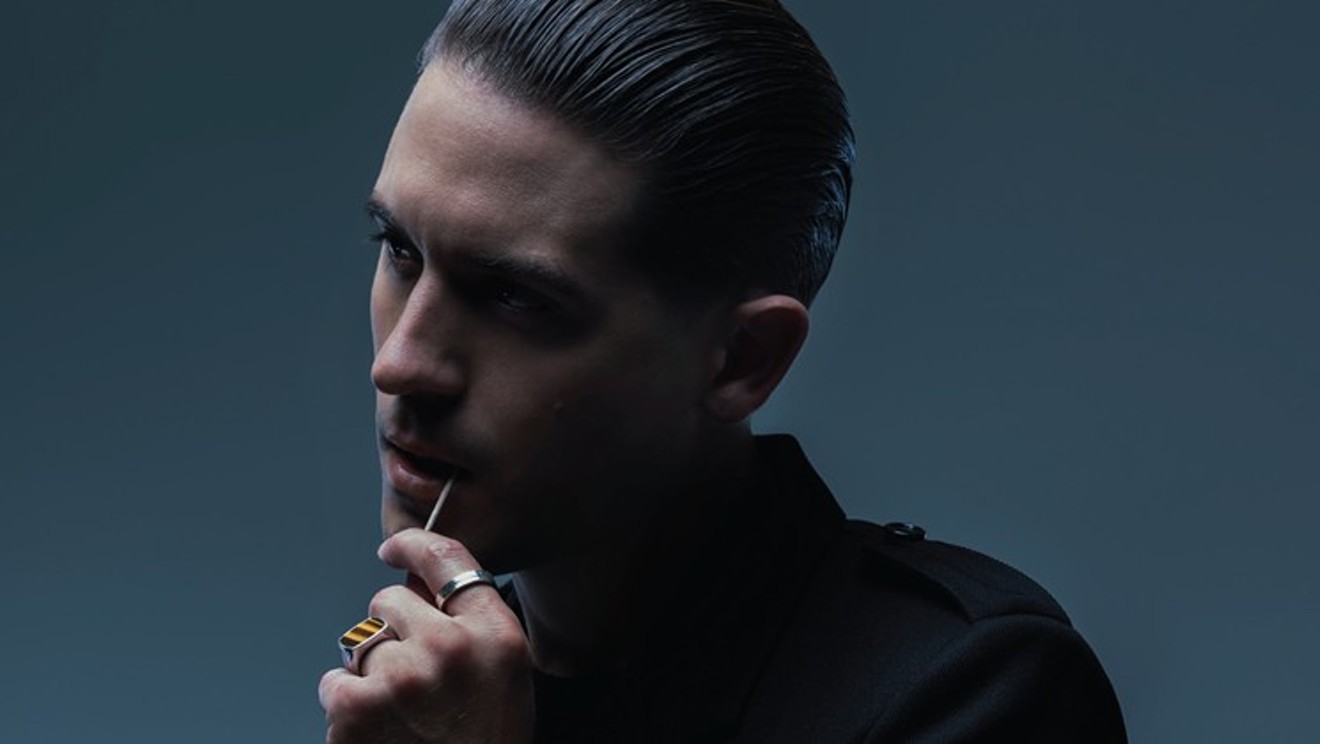 G-Eazy swings though the Pavilion at Toyota Music Factory on Friday night on his The Beautiful & Damned tour.