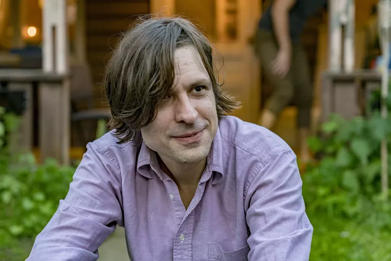 Image: John Maus plays Trees on Saturday night.