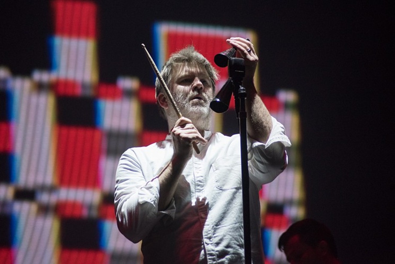 James Murphy and the rest of LCD Soundsystem play Bomb Factory on Monday.