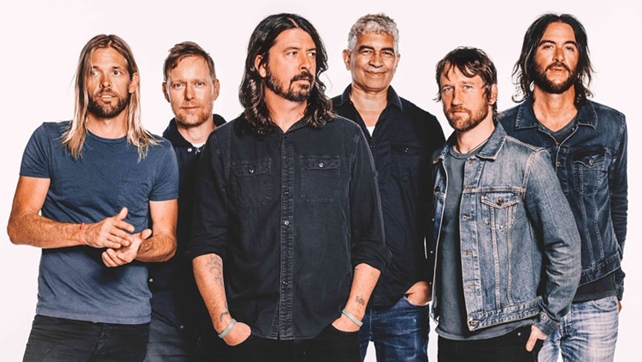 Foo Fighters play Starplex Pavilion on Saturday night.