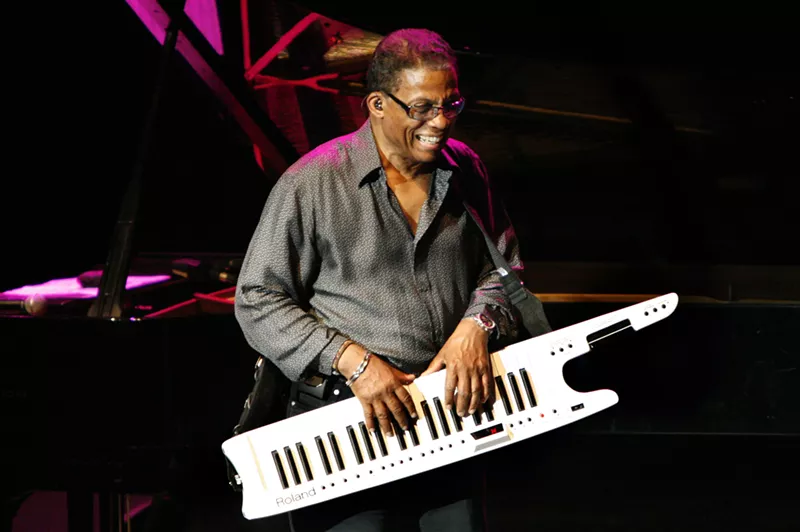 Image: Herbie Hancock plays Strauss Square Friday.