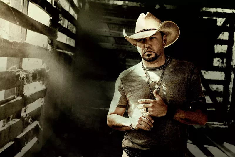 Image: Jason Aldean plays Globe Life Park in Arlington this Friday.