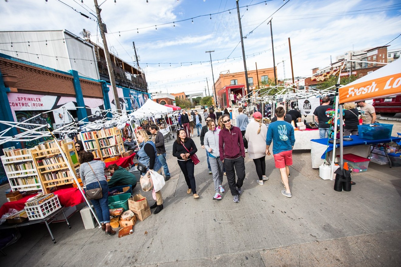 The Deep Ellum Outdoor Market is back this weekend, so get outdoors and buy local.