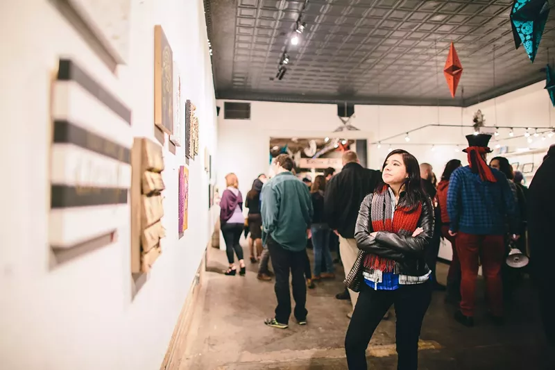 Image: A view inside Kettle Art Gallery in Deep Ellum