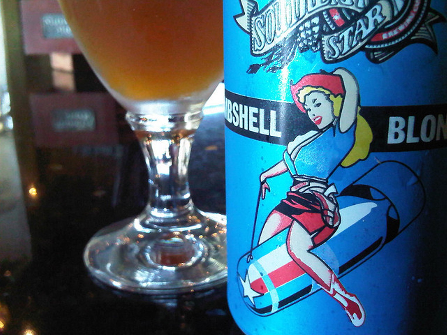 Blonde bombshell beer nutrition