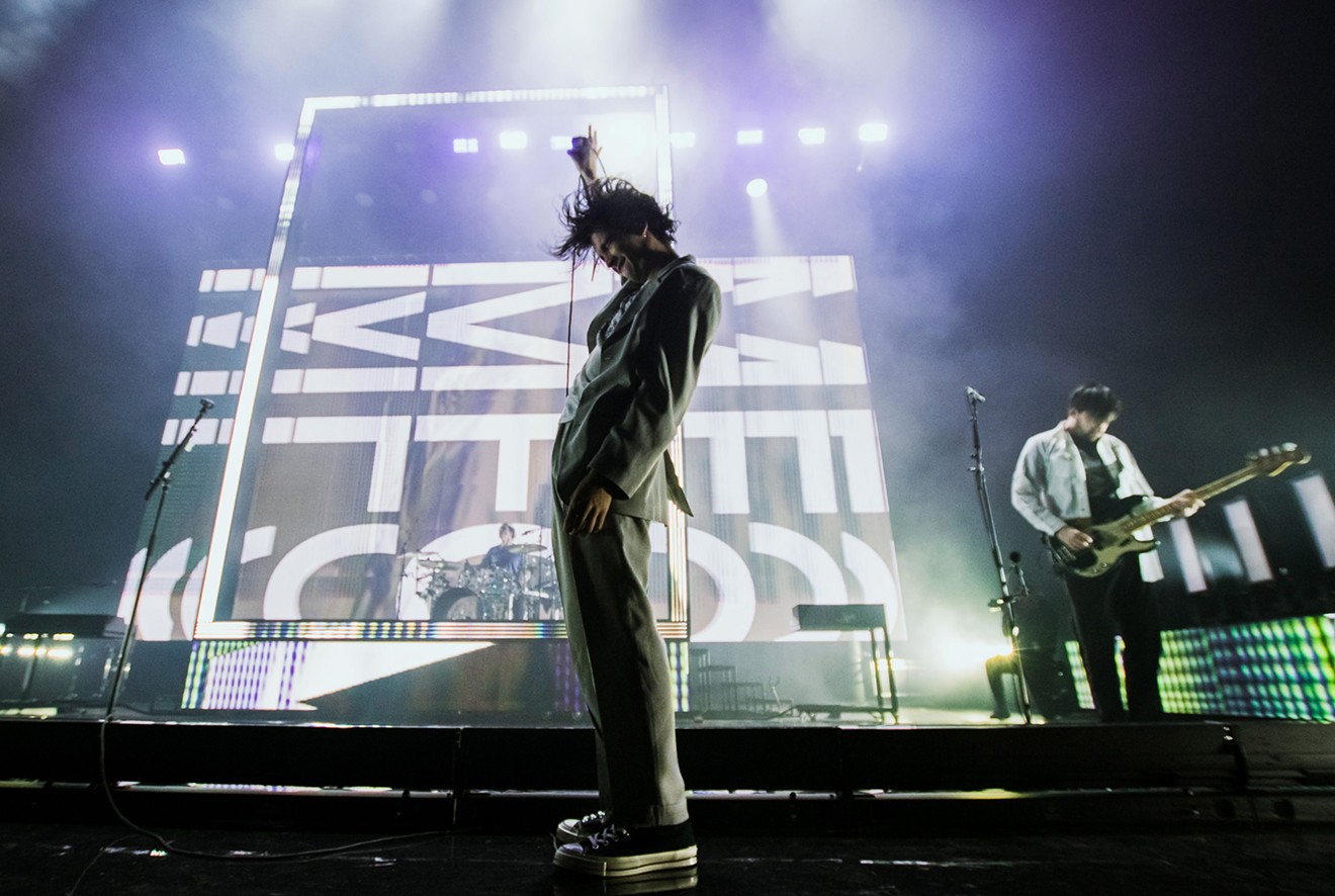 Singer Matthew Healy used another, stronger voice at his show: That of Greta Thunberg's.