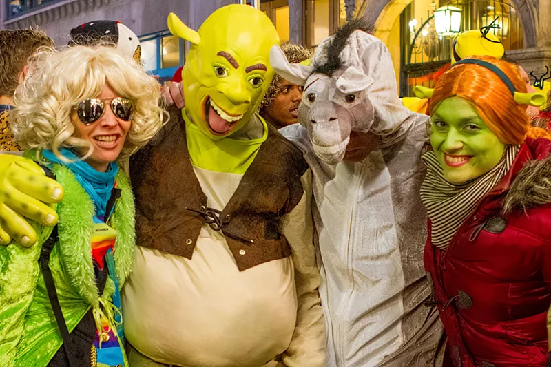 Image: He's layered like an onion and is still a popular costume in Texas.