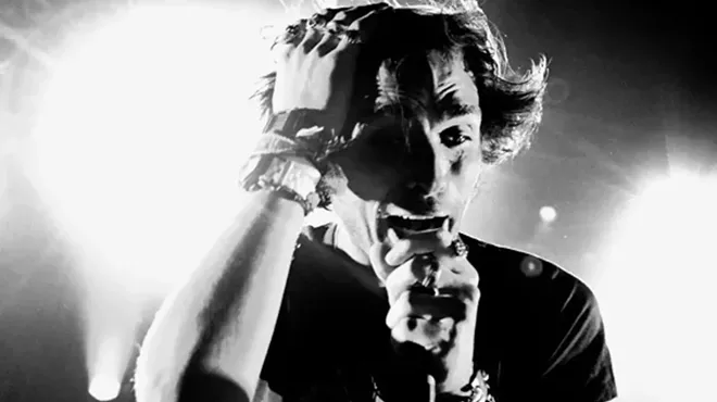 Man singing on stage