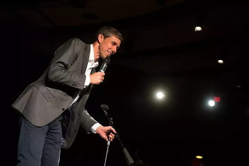 Image: Beto O'Rourke might not be going negative, but Richard Linklater is.