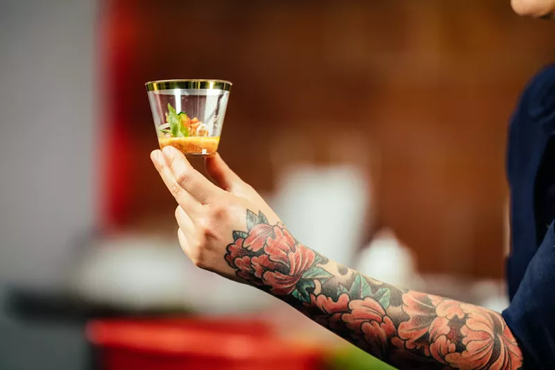 Image: Our personal favorite dish from Iron Fork 2019: Sandwich Hag's Xiu Mai meatball shooters, which take two days to make properly.