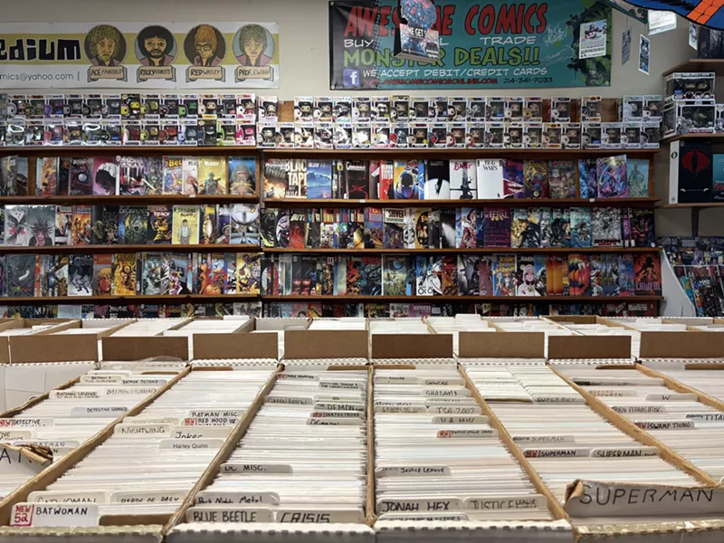 Image: Awesome Comics is a cozy neighborhood shop nestled in Lake Highlands.